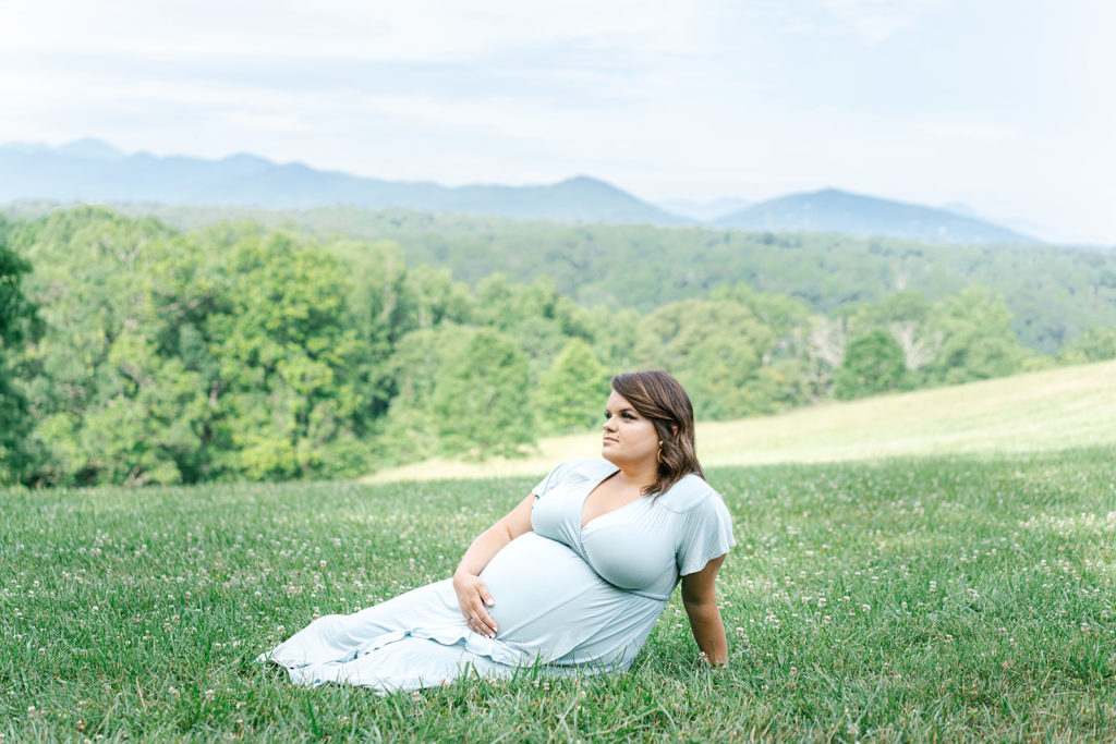 asheville maternity session at the biltmore