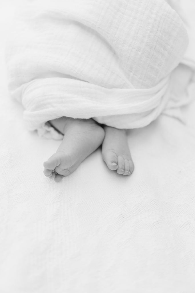 asheville newborn baby toes