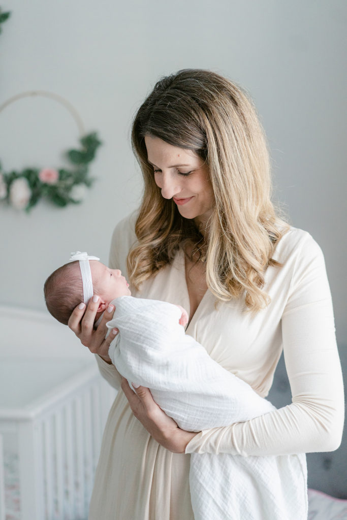 newborn photography in asheville home